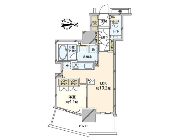 ルミナリータワー池袋 間取図