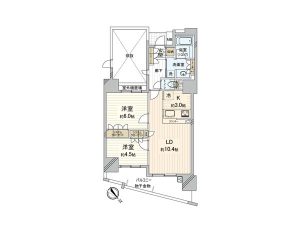 ルネコーディス西巣鴨 間取図(平面図)