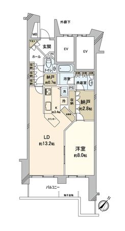 パークシティひばりが丘 間取図(平面図)