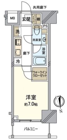 クレヴィア赤羽ステーションテラス 間取図(平面図)