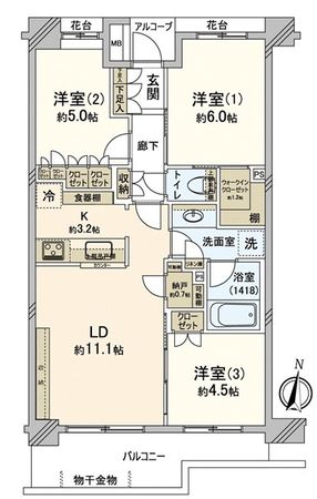間取図(平面図)