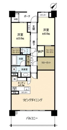 プライムアリーナ新百合ヶ丘 間取図
