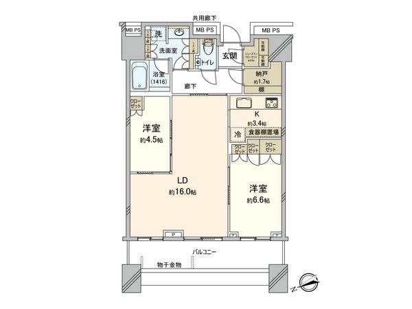 パークタワー新川崎 間取図