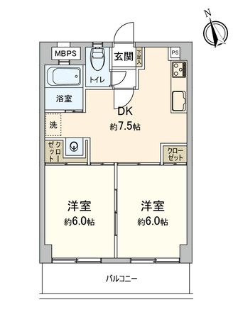 サンライズビル 間取図
