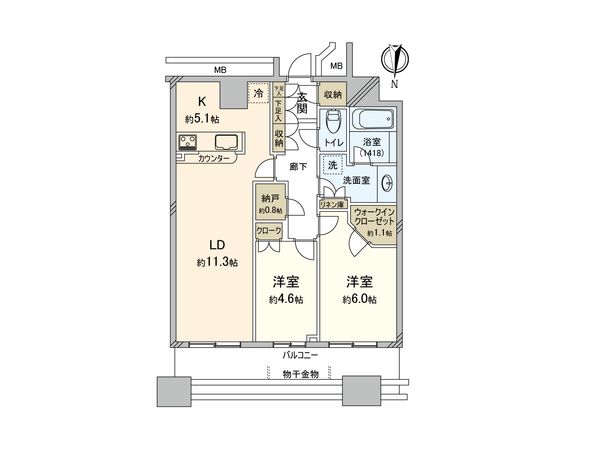 ラゾーナ川崎レジデンスセントラルタワー 間取図