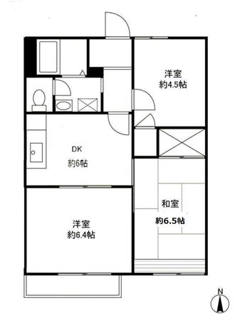 東小倉ハイムB棟 間取り