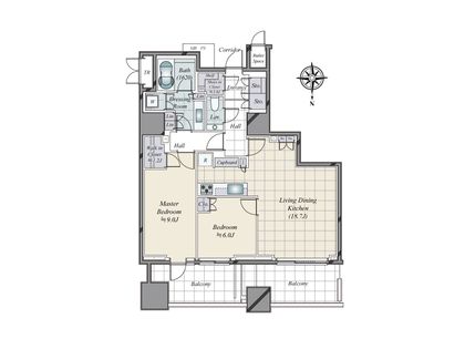 三田ガーデンヒルズ パークマンション 間取図