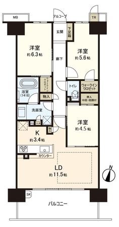 間取図(平面図)