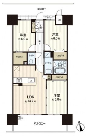 間取図(平面図)
