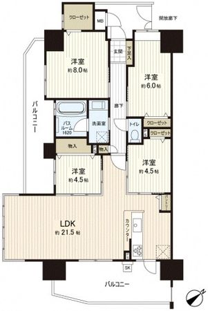 間取図(平面図)
