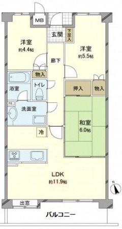 間取図(平面図)
