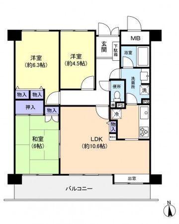 相生通りパークハウス 間取図