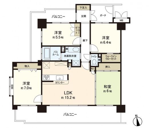 間取図(平面図)