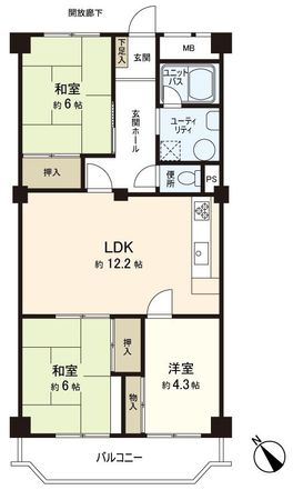 間取図(平面図)