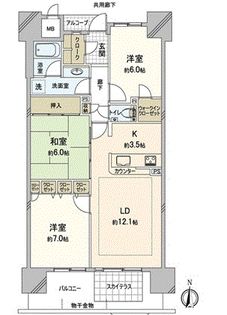 ロイヤルガーデン丸の内 間取図
