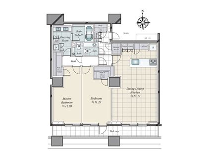 三田ガーデンヒルズ サウスヒル 間取図