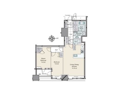 三田ガーデンヒルズ イーストヒル 間取図