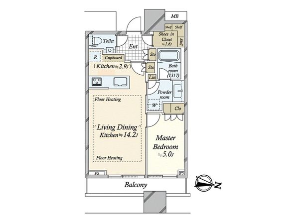 パークコート渋谷 ザ タワー 間取図