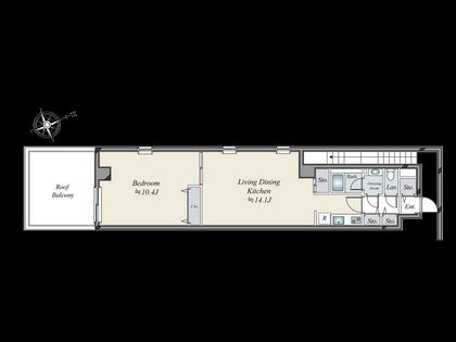 不二ビルB棟 間取図(平面図)