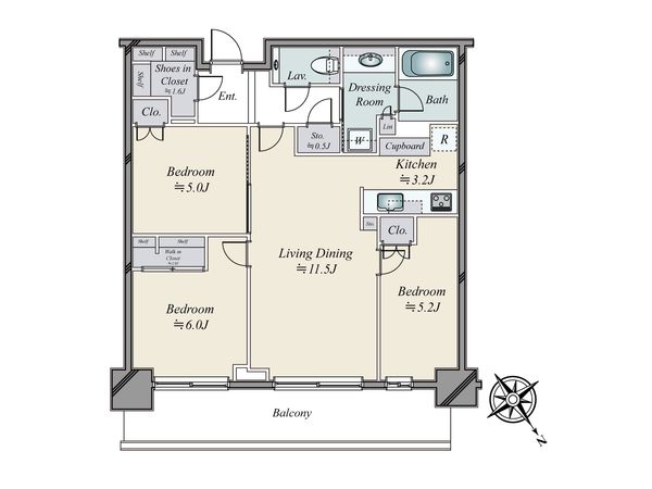 間取図(平面図)