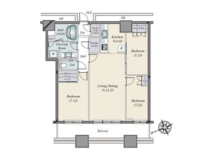 間取図(平面図)