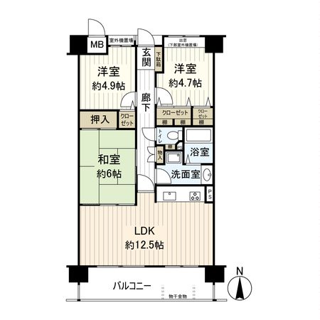 阪急西宮マンション 間取図