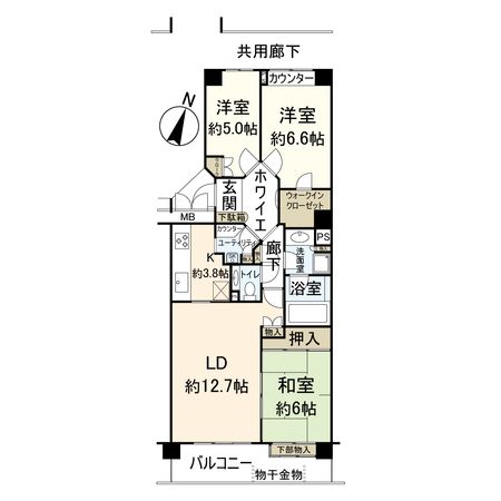 パーク・ハイム東芦屋町 間取り