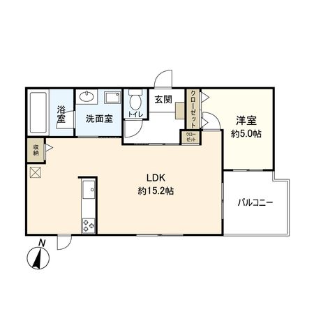 クレア岡本 間取図