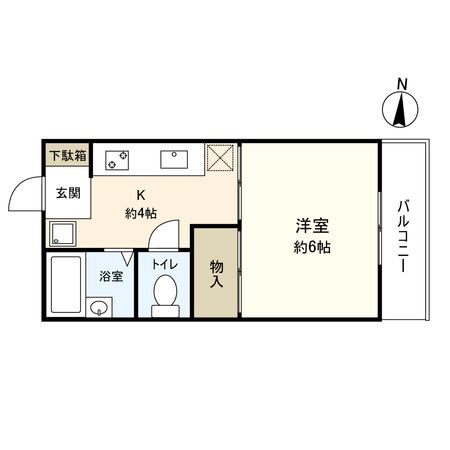 フラッツ西宮 間取図