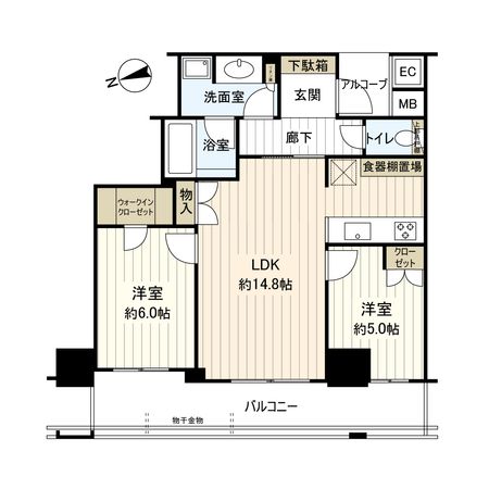 神戸ハーバータワー 間取り図