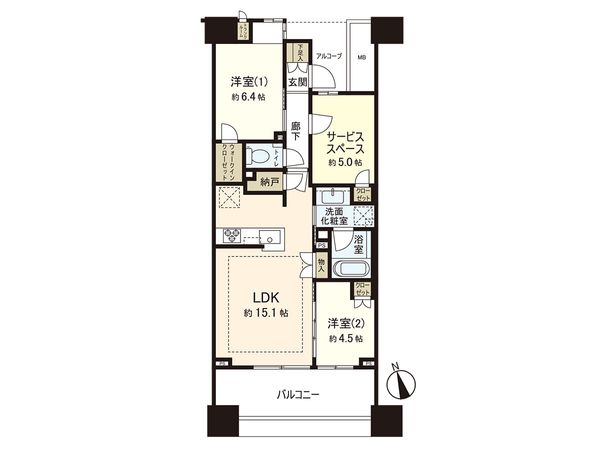 プラウドシティ日吉レジデンスⅢ 間取図
