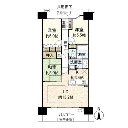 間取図(平面図)