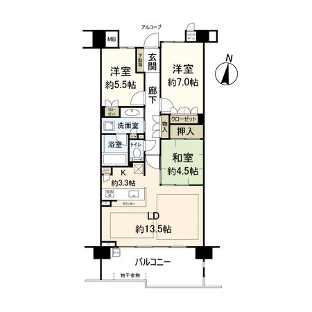 パークシティ桂ジオ 間取図
