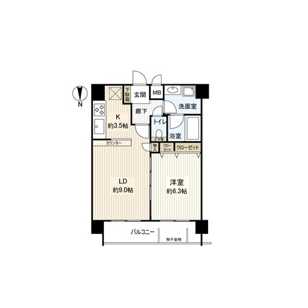 プレサンス京大南 間取図