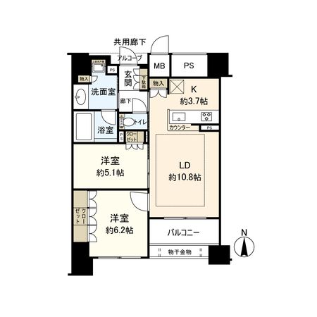 ジオ烏丸五条 間取図