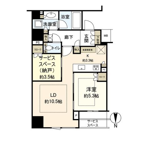 パークホームズ京都二条城 間取図(平面図)