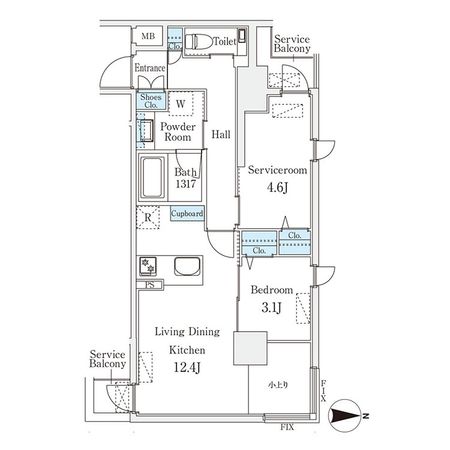 STANDZ京都二条 間取図