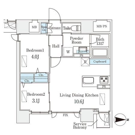 STANDZ京都二条 間取図