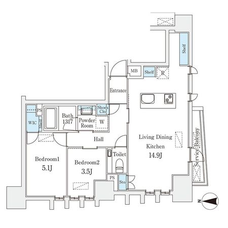 STANDZ京都二条 間取図