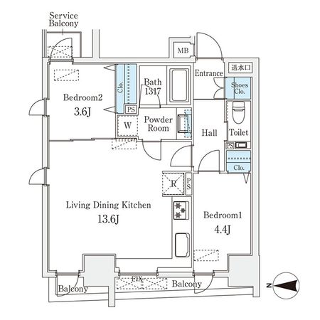 STANDZ京都二条 間取図