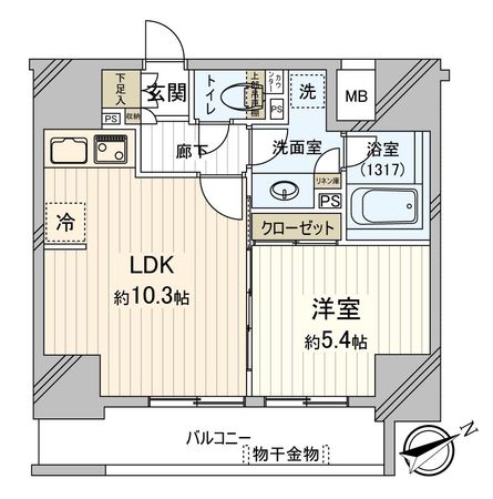 クレアコート船橋ステーションズサイド 間取図