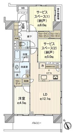 間取図（1SSLDK■71.13㎡■）２階角部屋）