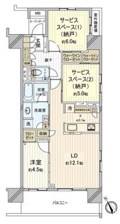 間取図（1SSLDK■71.13平米■）２階角部屋）