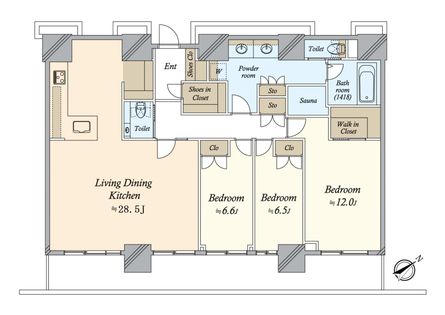間取図(平面図)