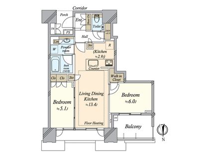 間取図(平面図)