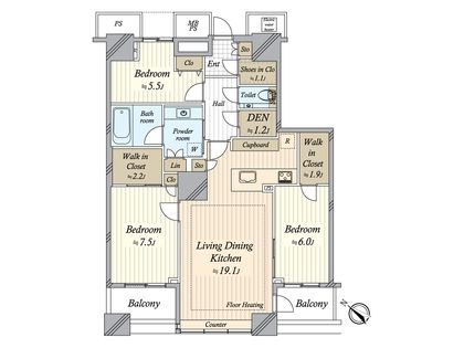 間取図(平面図)