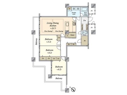 間取図(平面図) 間取図(平面図)