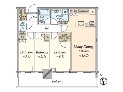 間取図(平面図)