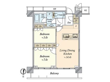 間取図(平面図)