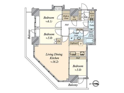 間取図(平面図)